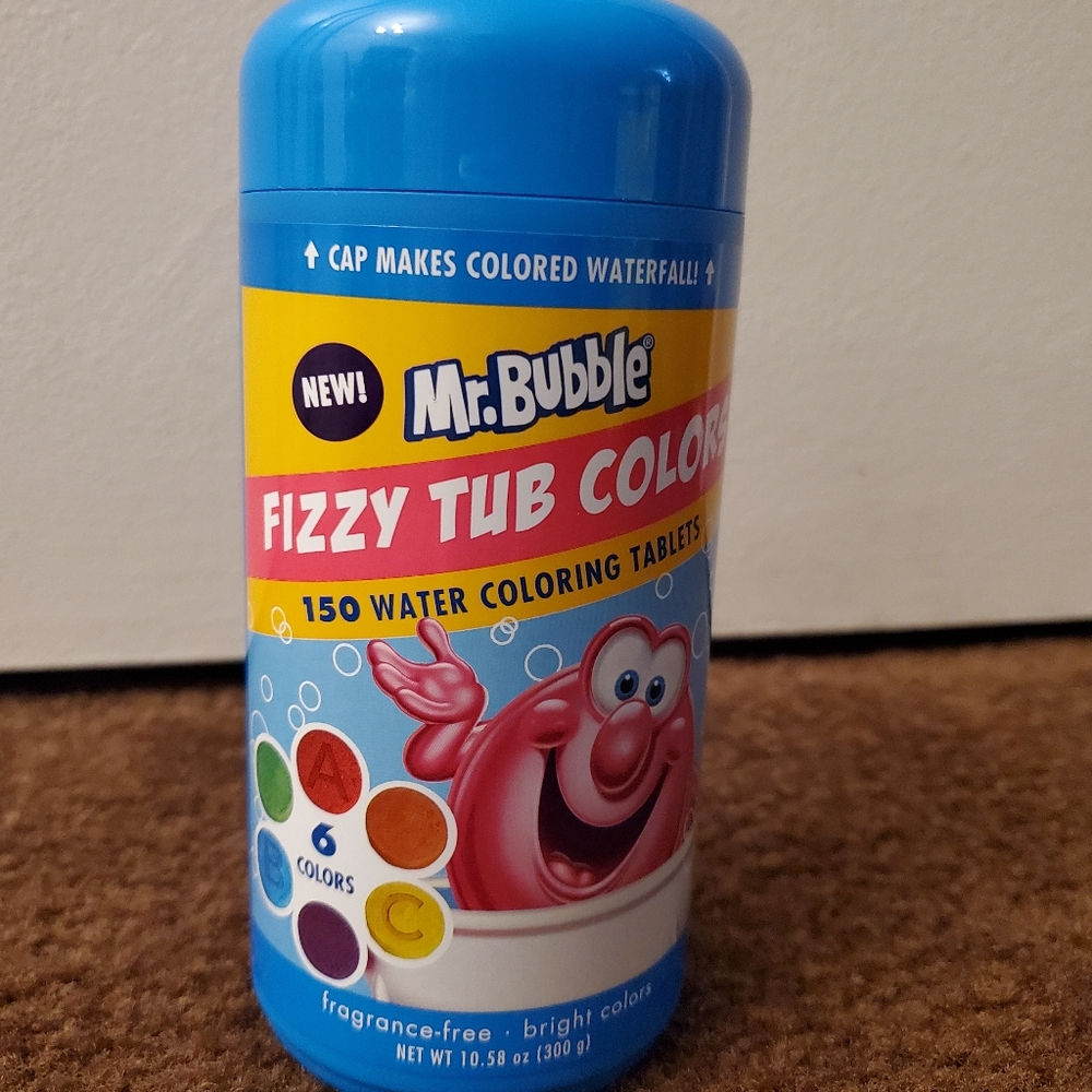 Mr. Bubble Bathtime Water Coloring Tablets